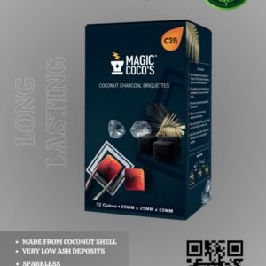MAGIC COCO'S 72 PCS COCONUT CHARCOAL