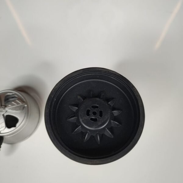 FUNNEL SILICONE CHILLUM AND COAL HOLDER - Image 2