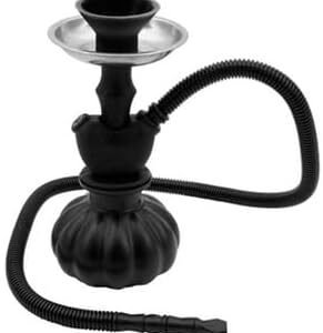 BLACK PORTABLE ACRYLIC HOOKAH HL 56