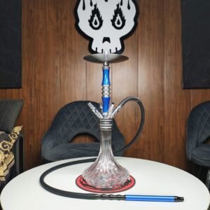RUSSIAN 4 PIPE CARBON FIBER DESIGN BLUE HL 7