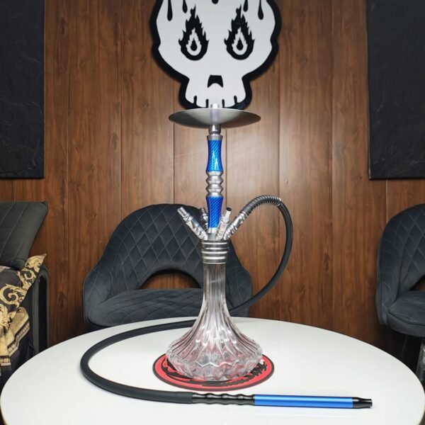 RUSSIAN 4 PIPE CARBON FIBER DESIGN BLUE HL 7