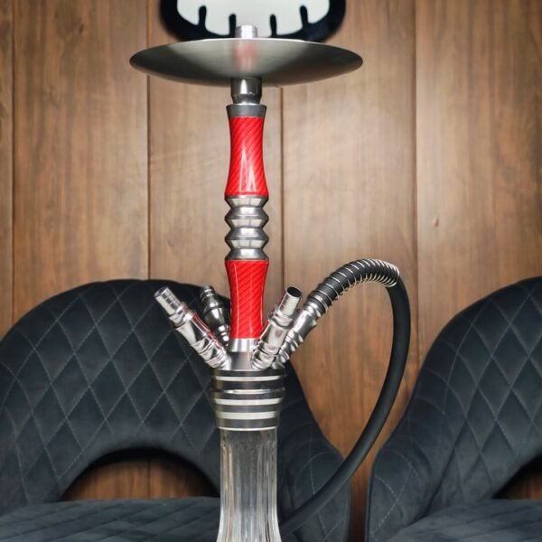 RUSSIAN 4 PIPE CARBON FIBER DESIGN RED HL 7 - Image 5