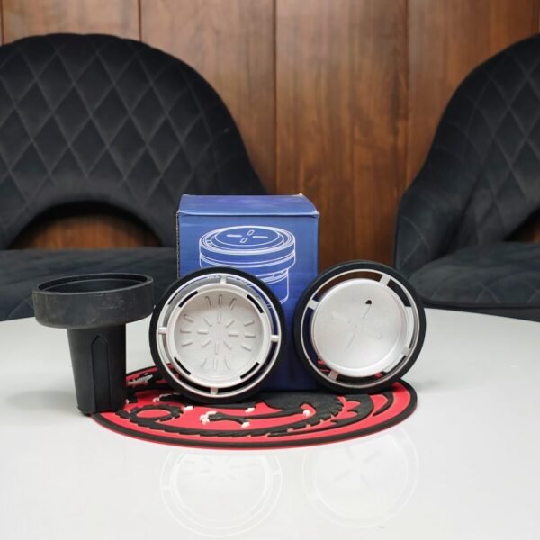 QUASAR SILICONE CHILLUM AND COAL HOLDER SET - Image 2